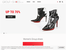 Tablet Screenshot of group-shoes.com